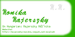monika majerszky business card